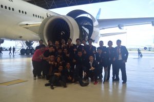 Aviation Engineering Students Visit GMF Aero Asia